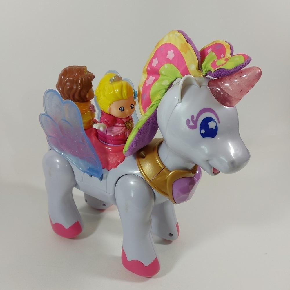 vTech Go Go Smart Friends TWINKLE the MAGICAL UNICORN Walking w/ Robin And Addie